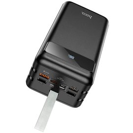 Повербанк HOCO Electric fully compatible J86B 60000 mAh 20W Black (6931474771742), Цвет : Чёрный, изображение 3