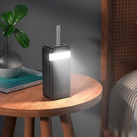 Повербанк HOCO Electric fully compatible J86B 60000 mAh 20W Black (6931474771742), Цвет : Чёрный, изображение 4