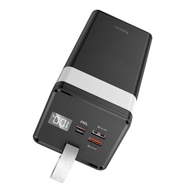 Повербанк HOCO Powermaster fully compatible J86A 50000 mAh 22.5W Black (000008538), Цвет : Чёрный, изображение 2