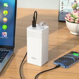 Повербанк HOCO Powermaster fully compatible J86A 50000 mah 22.5W White (000008346), Колір: Білий, зображення 2