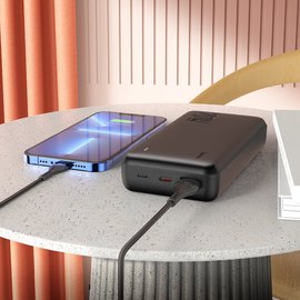 Повербанк HOCO Tacker J87A 20000 mAh 20W Black (000008545), Ёмкость: 20 000 mAh, Цвет : Чёрный, изображение 5