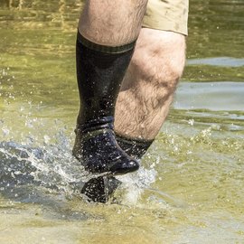 Носки водонепроницаемые Dexshell Trekking 36-38 зеленая полоска (DS636S), Размеры: 36-38, изображение 3