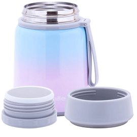 Термос пищевой Kamille 530мл розово-голубой KM-2096, Цвет: Pink-blue, изображение 4