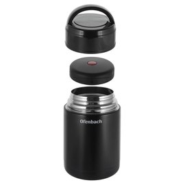 Термос пищевой Ofenbach 600мл черный KM-101301, изображение 2