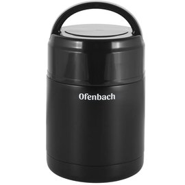 Термос пищевой Ofenbach 800мл черный KM-101302, Объём: 0.8 л