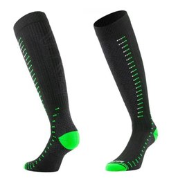 Термоноски Accapi Ski Ergoracing, Black/Lime, 39-41 (ACC H0904.909-II), Размеры: 39-41, Цвет: Black/Lime