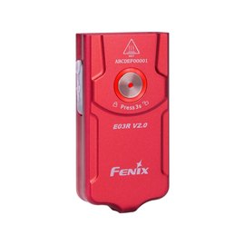 Фонарь-брелок Fenix E03R V2.0 красный (E03RV20RED), Цвет: Красный, изображение 2