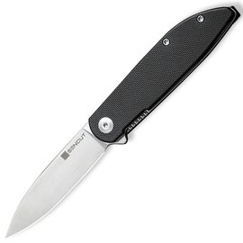 Карманный нож Sencut Bocll черный S22019-1, Покрытие клинка: Satin finish, Цвет : Black, Материал рукояти: G-10