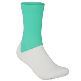 Носки POC Essential Road Sock, Fluorite Green/Hydrogen White, 42-44 (PC 651108352LRG1), Размеры: 42-44, Цвет: Green/Hydrogen White