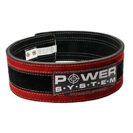 Пояс для тяжелой атлетики Power System Stronglift PS-3840 Black/Red L/XL (PS_3840RD-5), Размер: L/XL, Цвет: Black/Red