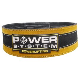 Пояс для тяжелой атлетики Power System Stronglift PS-3840 Black/Yellow L/XL (PS_3840YW-5), Размер: L/XL, Цвет: Black/Yellow