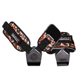 Крюки для тяги на запястья Power System PS-3370 Hooks Camo Black/Red XL (PS_3370_Black/Red XL), изображение 3