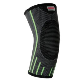Компрессионный налокотник MadMax MFA-283 3D Compressive elbow support Dark grey/Neon green M (MFA-283_M), Размер: M