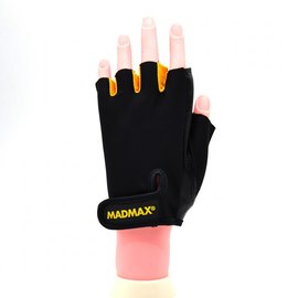 Перчатки для фитнеса MadMax MFG-251 Rainbow Orange M (MFG-251-ORG_M), Размер: M, Цвет: Черный/Оранжевый, изображение 2