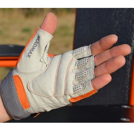 Перчатки для фитнеса MadMax MFG-850 Crazy Grey/Orange L (MFG-850_L), Размер: L, изображение 5