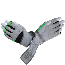 Перчатки для фитнеса MadMax MFG-860 Wild Grey/Green M (MFG-860_M), Размер: M