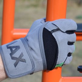 Перчатки для фитнеса MadMax MFG-860 Wild Grey/Green M (MFG-860_M), Размер: M, изображение 6
