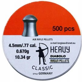 Свинцовые пули Kandar Heavy Diabolo 4,5 мм 0,67 гр 500 шт/уп