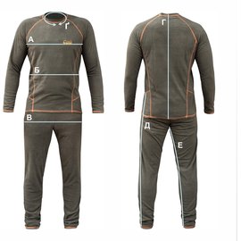 Термобелье Tramp Microfleece L серый комплект UTRUM-020-grey-L, Размер: L, изображение 6