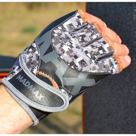 Перчатки для фитнеса MadMax MFG-831 Mti 83.1 Grey/Digital Camo M (MFG-831_M), Размер: M, изображение 2