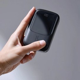 Повербанк Baseus Qpow Digital Display Quick Charging 10000 mAh 15W Black (2020000356929), Цвет : Чёрный, изображение 5