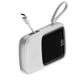 Повербанк Baseus Qpow Digital Display Quick Charging 10000 mAh 15W White (2020000356936), Цвет : Белый, изображение 3