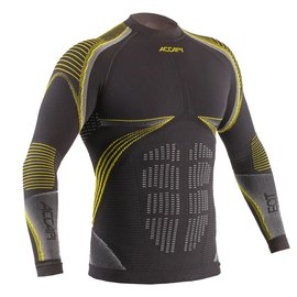 Термокофта мужская Accapi Synergy Black/Lemon XS/S (ACC EA401.920-XSS)