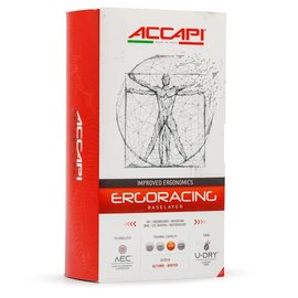 Термоштаны 3/4 мужские Accapi Ergoracing 3/4 Black/White XS/S (ACC A775.901-XSS), изображение 2