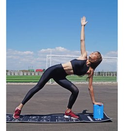 Блок для йоги PowerPlay 4006 Yoga Brick Синий (PP_4006_Blue_Yoga_Brick), Цвет : Синий, изображение 3