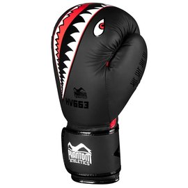 Боксерские перчатки Phantom Fight Squad Schwarz Black 16 унций (PHBG2216-16), Вес: 16 унций, изображение 2