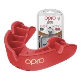 Капа для бокса OPRO Bronze (возраст до 10) Red (art.102501003)