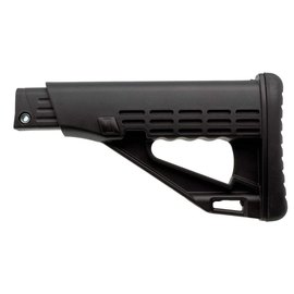 Приклад DLG Tactical TBS Solid для помпових рушниць Remington, Mossberg, Maverick чорний (DLG-083), зображення 4