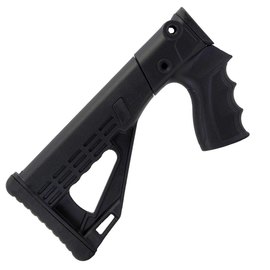 Приклад DLG Tactical TBS Solid для помпових рушниць Remington, Mossberg, Maverick чорний (DLG-083), зображення 5