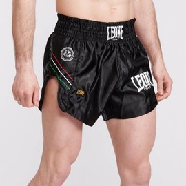 Шорты для тайского бокса Leone Flag Black M (3413_500195), Размер: M, изображение 2