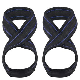 Силовые ремни Power System PS-3405 Figure 8 Black/Blue L/XL (3405BU-5), Размер: L/XL, Цвет : Black/Blue