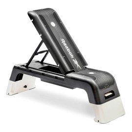 Степ-платформа Reebok Deck белый 121,5х33,7х35 см (RAP-15170WH), Цвет: White/Black, изображение 3