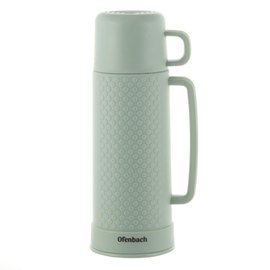 Термос Ofenbach 1000мл со стеклянной колбой зеленый KM-101325, Цвет: Green