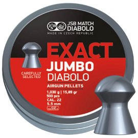 Свинцовые пули JSB Diabolo Exact Jumbo 5.51 мм, 1.03 г 500 шт (546246-500), Количество в упаковке: 500 шт.