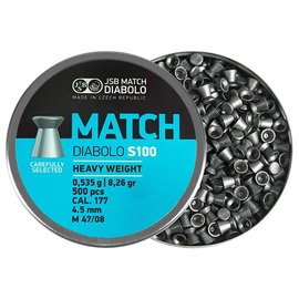 Свинцовые пули JSB Match Diabolo S100 heavy 4.51 мм, 0.535 г 500 шт (000026-500)