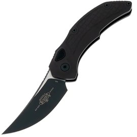 Кишеньковий ніж Microtech Brachial BB Tactical (268A-1T), Покриття клинка: Black, Тип ріжучої кромки: Гладке лезо