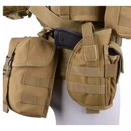 Кобура GFC Universal Holster With Magazine Pouch Tan (24718), изображение 3