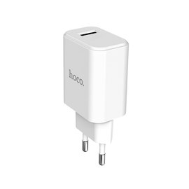 Зарядний пристрій Hoco Victoria C61A 1USB, 2,1A White (000001960), зображення 5