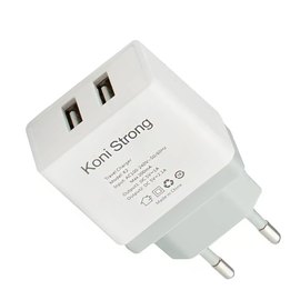 Зарядное устройство Koni Strong K2 2USB, 2.1A White (000002633), Цвет: White