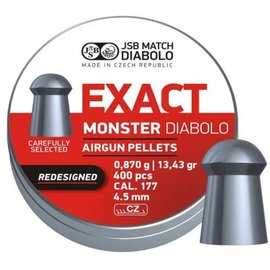 Свинцовые пули JSB Monster Redesigned 4,52 мм 0,87 г 400 шт/уп (546378-400)