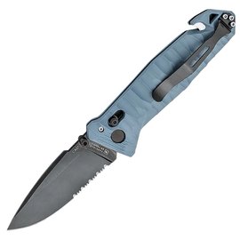 Ніж армійський (військовий) Tarrerias-Bonjean CAC S200 Army Knife Blue (11060131), Колір: Blue, Тип ріжучої кромки: Напівсеррейтор