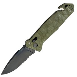 Ніж армійський (військовий)Tarrerias-Bonjean CAC S200 Army Knife Olive (11060044), Колір: Olive, Тип ріжучої кромки: Напівсеррейтор
