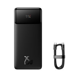 Повербанк Baseus Bipow Digital Display Fast charge 20000 mAh 25W Black (000008977), изображение 3