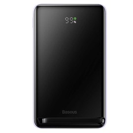 Повербанк Baseus Magnetic Bracket Wireless Fast Charge 10000 mAh 20W Purple (000010148), Цвет : Фиолетовый, изображение 2