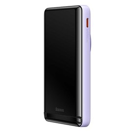 Повербанк Baseus Magnetic Bracket Wireless Fast Charge 10000 mAh 20W Purple (000010148), Цвет : Фиолетовый, изображение 3