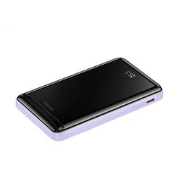 Повербанк Baseus Magnetic Bracket Wireless Fast Charge 10000 mAh 20W Purple (000010148), Цвет : Фиолетовый, изображение 5